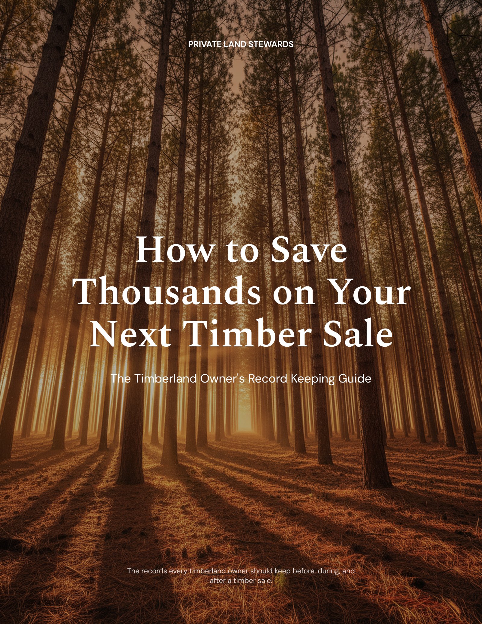 Cover of How to Save Thousands on Your Next Timber Sale